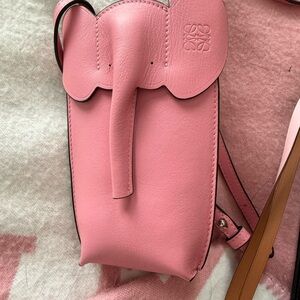 Loewe Pink Elephant Crossbody Bag